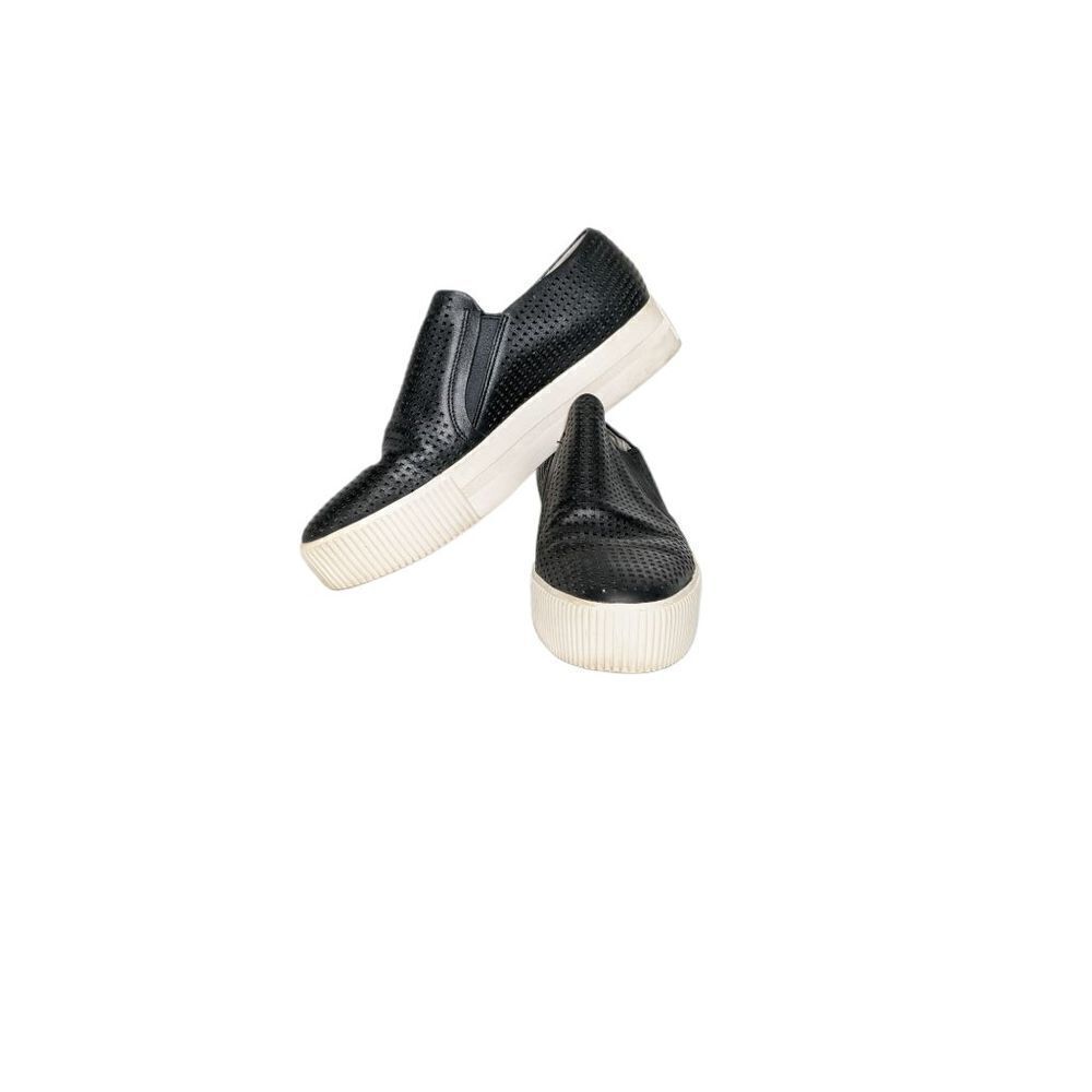 Ash Kurt Sneaker Mesh Platform Creeper 39/9 Black White Slip on 350082